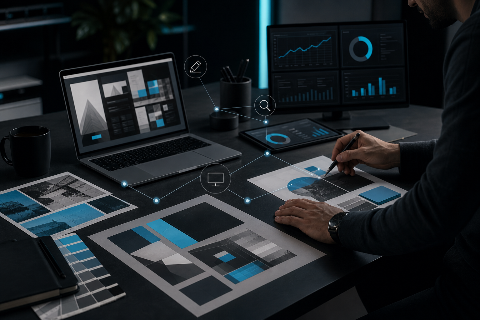 Servicios creativos, digitales y de inteligencia artificial integrados